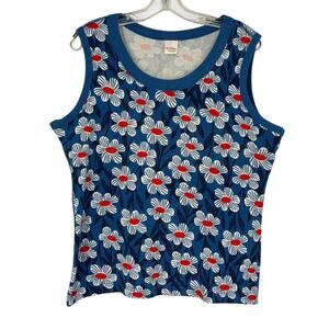 Hanna Anderson Flower Power Tank Top 100% Cotton Large